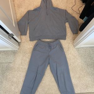 Zara sky blue sweat suit